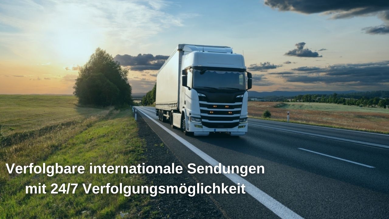 Verfolgbare internationale Sendungen mit 24/7 Verfolgungsmöglichkeit