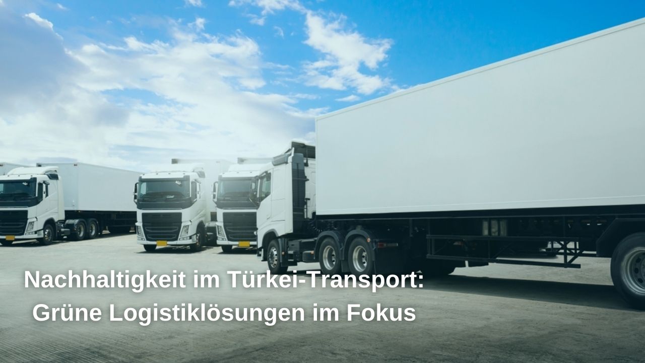 Nachhaltigkeit im Türkei-Transport: Grüne Logistiklösungen im Fokus
