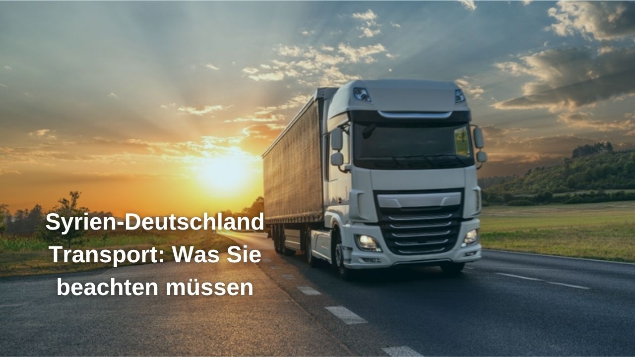 Syrien-Deutschland Transport